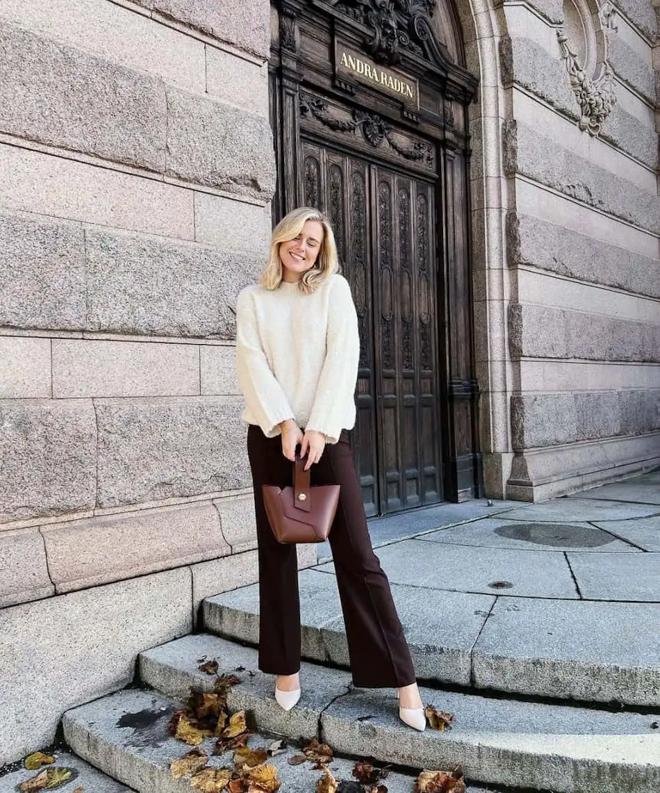 Brown Pants Outfit Ideas: 10 Stylish And Chic Looks